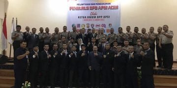 Kapolda Aceh Lantik Zuhaimi sebagai Ketua Umum DPD APSI Aceh