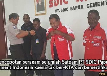 Polda Papua Barat Copot Seragam 26 Satpam karena Tak Ber-KTA