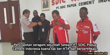 Polda Papua Barat Copot Seragam 26 Satpam karena Tak Ber-KTA