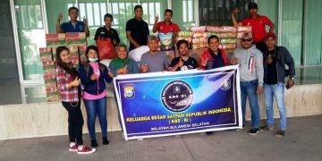 Satpam Peduli, KBS-RI Sulawesi Selatan Bantu Korban Bencana di Gowa