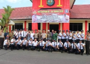 Polres Lingga Peringati HUT Satpam ke-38