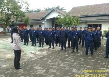 Binmas Polresta Sidoarjo Rutin Bina Satpam