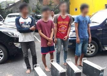 Satpam Bekuk Empat Pencuri Batery BTS Indosat