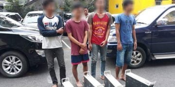 Satpam Bekuk Empat Pencuri Batery BTS Indosat