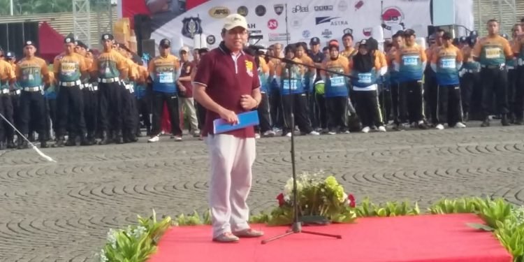 1.800 Satpam Ikuti Lomba Gerak Jalan APSI ke-16
