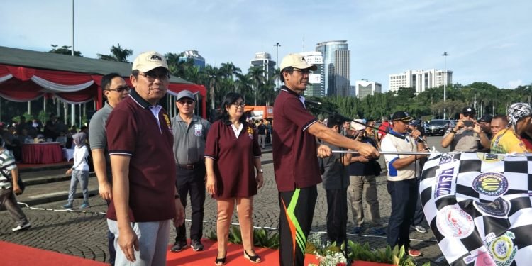 BSP Terjunkan 56 Satpam Meriahkan Jalan Sehat APSI di Monas