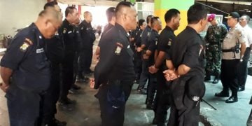 60 Satpam Pasar Tanah Abang Berlatih Menangkap Copet