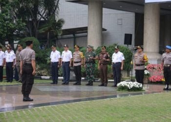 Kawal Pemilu di Jakarta Utara, Pemkot, TNI dan Polri Gelar Apel Siaga