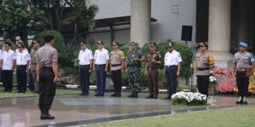 Kawal Pemilu di Jakarta Utara, Pemkot, TNI dan Polri Gelar Apel Siaga