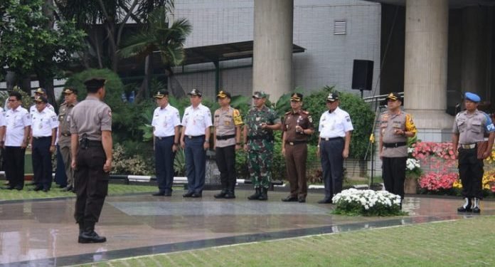 Kawal Pemilu di Jakarta Utara, Pemkot, TNI dan Polri Gelar Apel Siaga