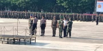 Apel Gabungan Persiapan Pengamanan Pemilu Serentak 2019