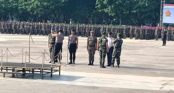 Apel Gabungan Persiapan Pengamanan Pemilu Serentak 2019