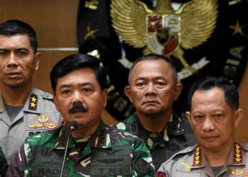 Panglima TNI Bersama Polri Tegaskan Solid Jaga Keamanan Tahapan Pemilu