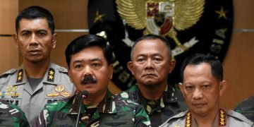 Panglima TNI Bersama Polri Tegaskan Solid Jaga Keamanan Tahapan Pemilu