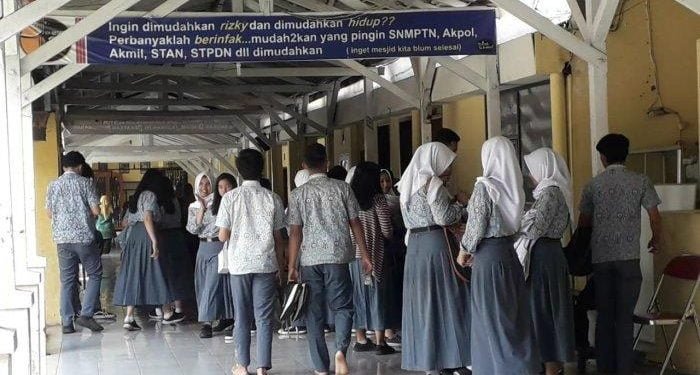 Tingkatkan Pengamanan UNBK, SMAN 22 Bandung Tambah Satpam