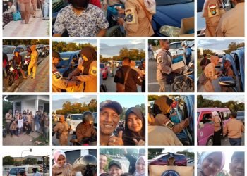 Raih Keberkahan Ramadhan, KBS-RI Bagikan Takjil Gratis