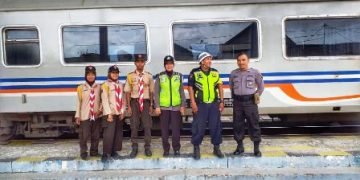 Libatkan Satpam, Polres Kebumen Tingkatkan Pengamanan di Stasiun