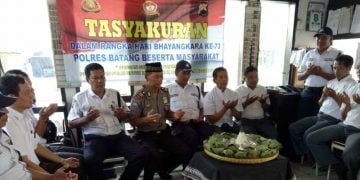 Satpam Primatexco Batang Tasyakuran Peringati HUT Bhayangkara