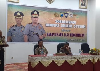 Polda Jatim Sosialisasi BOS kepada Badan Usaha Jasa Pengamanan