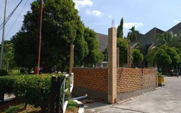 Tingkatkan Keamanan, Universitas Andalas Bangun Pos Satpam