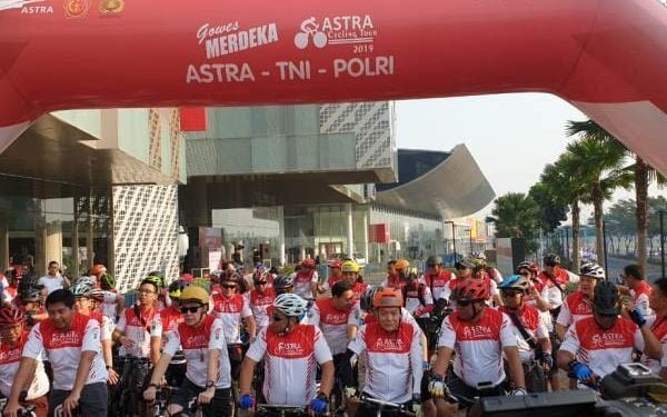 Satpam Sigap Kawal 6500 Peserta Gowes Merdeka