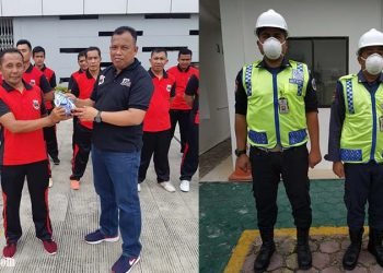 Kabut Asap, BSP Riau dan Kalimantan Kenakan Masker Saat Bertugas