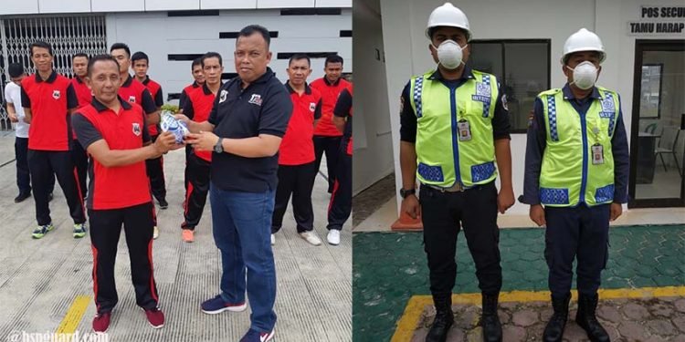 Kabut Asap, BSP Riau dan Kalimantan Kenakan Masker Saat Bertugas