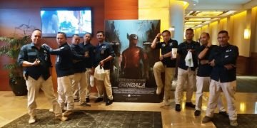 Satpam BSP Nobar Film Gundala di Senayan Plaza bersama ABUJAPI