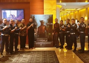 Satpam SIGAP Ikut Meriahkan Nobar Film Gundala di Plaza Senayan