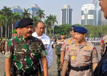 Jelang Pelantikan Presiden, Panglima TNI-Kapolri Gelar Apel Keamanan