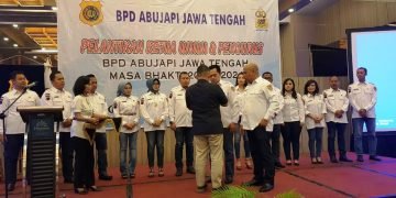 Pelantikan ABUJAPI Jateng, Agus akan Perkuat Sinergi Lembaga