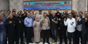 Jelang HUT Satpam Ke-39, Polres Kota Cilegon Koordinasi dengan BUJP
