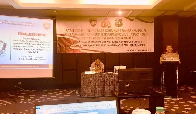 Dirbinpotmas Bahas Industrial Security Bersama Kasubdit Satpam dan Asosiasi