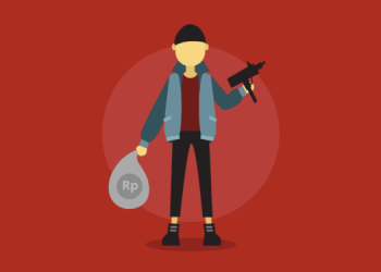 Perampok Sekap Dua Satpam, Uang Puluhan Juta Ludes