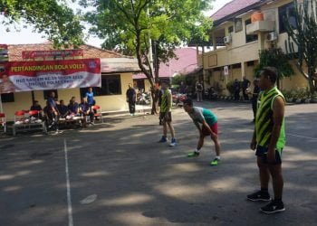 Polres Pati Selenggarakan Lomba Voli Jelang HUT Satpam ke-39