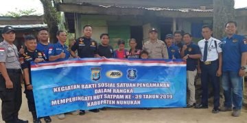 Sambut HUT Satpam ke-39, APSI Nunukan Gelar Santunan