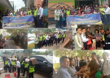 Polda Kepri dan Satpam Anjangsana di Tiga Panti Asuhan