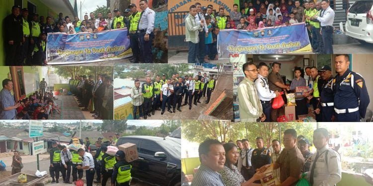 Polda Kepri dan Satpam Anjangsana di Tiga Panti Asuhan