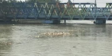 Jasad Satpam Mengambang di Sungai Cisadane