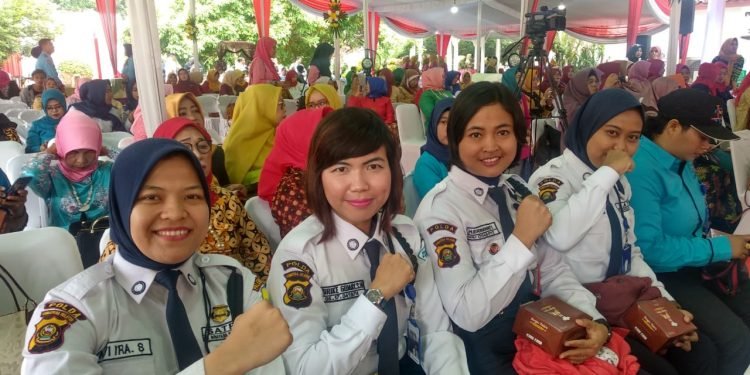 Empat Satpam Perempuan Raih Penghargaan Pemkot Palembang