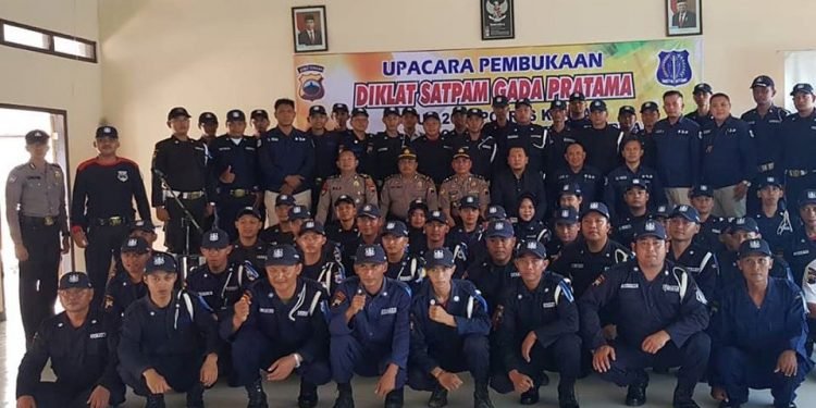 60 Satpam BSP Kendal Ikuti Gada Pratama Angkatan ke-77
