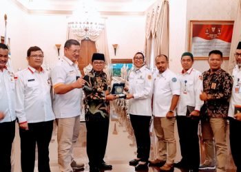 Bahas HUT Satpam ke-39, APSI dan ABUJAPI Silaturahim ke Gubernur Jambi