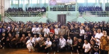 Perlombaan HUT Satpam di GOR Makassar Berlangsung Meriah