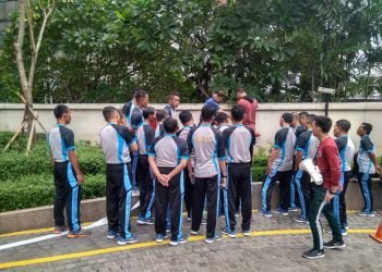 37 Satpam PPKP Menara Sudirman Ikuti Training Damkar