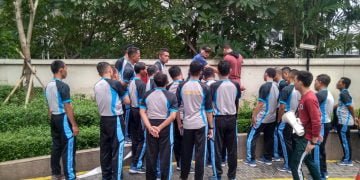 37 Satpam PPKP Menara Sudirman Ikuti Training Damkar
