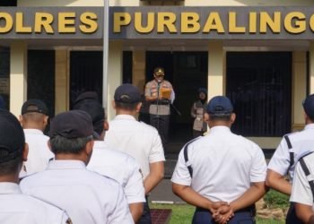 Kapolres Purbalingga Pimpin Upacara HUT Satpam 2019