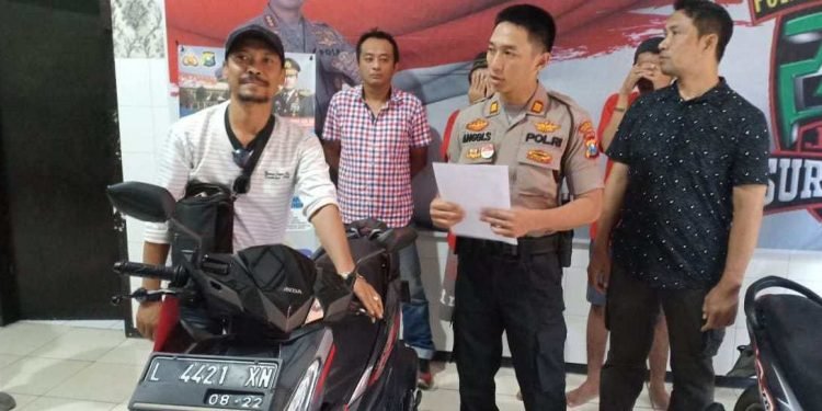 Satpam Tri Gembira, Motor Dua Minggu Hilang Sudah kembali