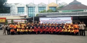 Satpam Pelabuhan Tanjung Perak Ikuti Lomba Borgol