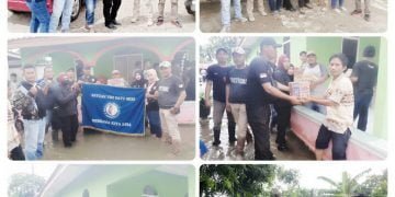 Komunitas Satpam Ini Gandeng ACT Beri Bantuan ke Korban Banjir