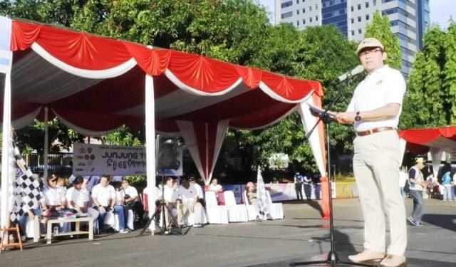 Ketum APSI : Gerak Jalan Satpam ke-17 Ini sebagai Ajang Silaturahim